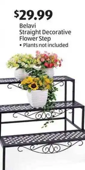 Aldi Belavi Straight Decorative Flower Step offer