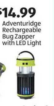 Aldi Adventuridge Rechargeable Bug Zapper With Led Light offer