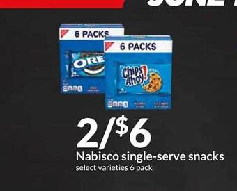 Hy-Vee Nabisco Single-serve Snacks offer