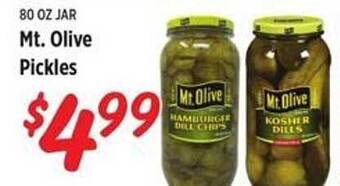 Rouses Mt. Olive Pickles offer