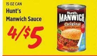 Rouses Hunt's Manwich Sauce offer