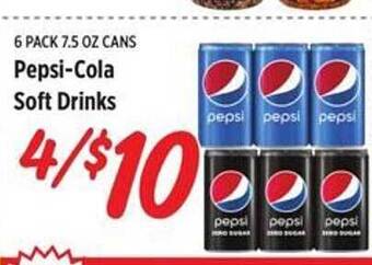 Rouses Pepsi-cola Soft Drinks offer