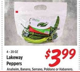Rouses Lakeway Peppers offer