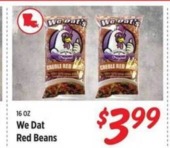 Rouses We Dat Red Beans offer