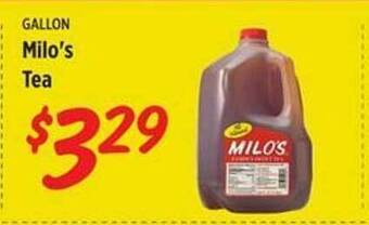 Rouses Milo's Tea offer