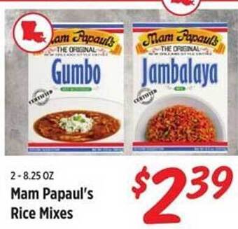 Rouses Mam Papaul's Rice Mixes offer