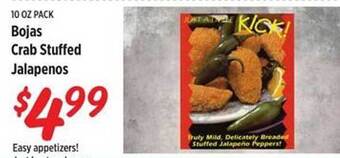 Rouses Bojas Crab Stuffed Jalapenos offer