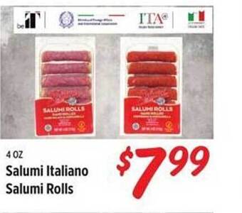 Rouses Salumi Italiano Salumi Rolls offer