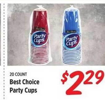 Rouses Best Choice Party Cups offer