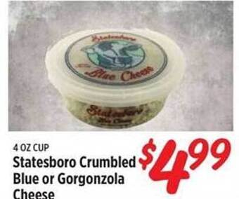 Rouses Statesboro Crumbled Blue Or Gorgonzola Cheese offer