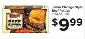 Food 4 Less Jemm Chicago Style Beef Patties offer