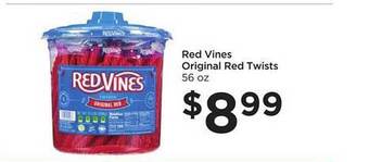 Food 4 Less Red Vines Original Red Twists offer