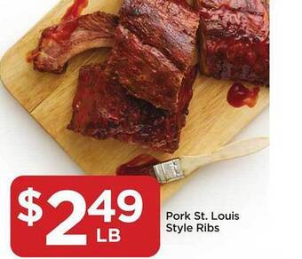 Food 4 Less Pork St. Louis Style Ribs offer