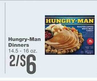 Forest Hills Food Hungry-man Dinners offer