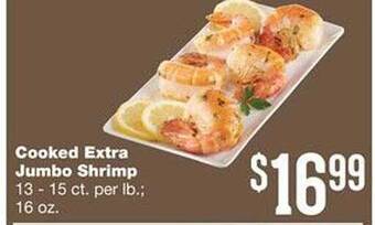 Forest Hills Food Cooked Extra Jumbo Shrimp offer