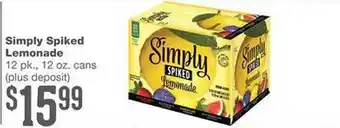 Forest Hills Food Simply Spiked Lemonade offer