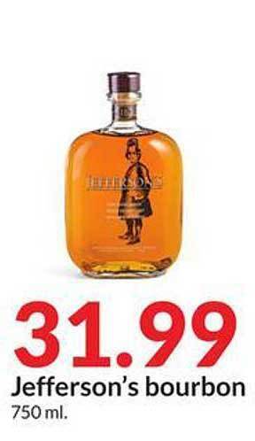 Hy-Vee Jefferson's Bourbon offer
