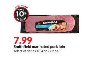 Hy-Vee Smithfield Marinated Pork Loin offer