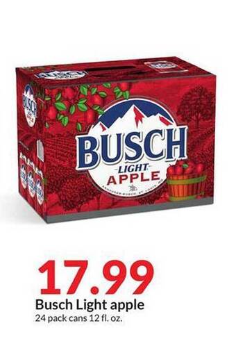 Hy-Vee Busch Light Apple offer