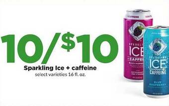 Hy-Vee Sparkling Ice + Caffeine offer