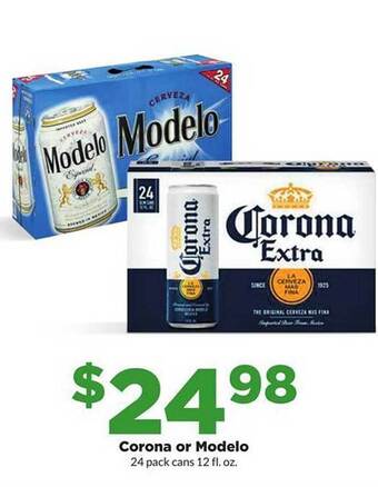 Hy-Vee Corona Or Modelo offer