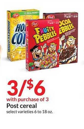 Hy-Vee Post Cereal offer