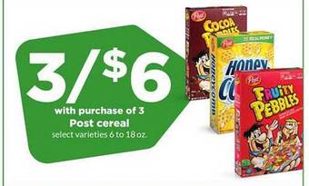 Hy-Vee Post Cereal offer