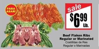 Rancho Markets Beef Flaken Ribs Regular Or Marinated offer