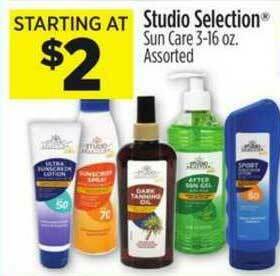 Dollar General Studio Selection Sun Care offer