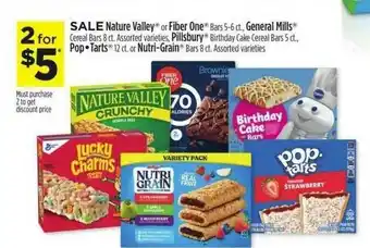 Dollar General Nature Valley Or Fiber One General Mills Pillsbury Pop Tarts Or Nutri-grain offer