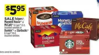 Dollar General Folgers Maxwell House Or Mccafé Or Dunkin Or Starbucks offer