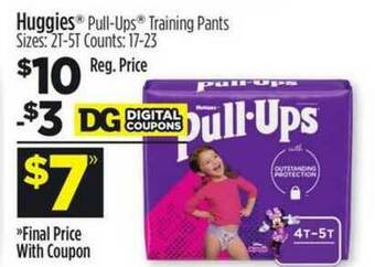 Dollar General Huggies Pull Ups Training Pants offer