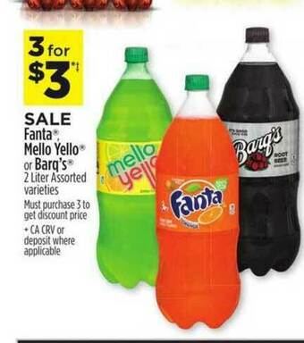 Dollar General Fanta Mello Yello Or Barq's offer