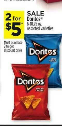 Dollar General Doritos Assorted Varieties offer