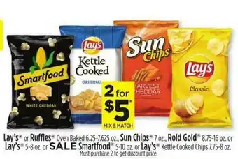 Dollar General Lay's Or Ruffles Sun Chips Rold Gold Lay's Or Smartfood Or Lay's offer