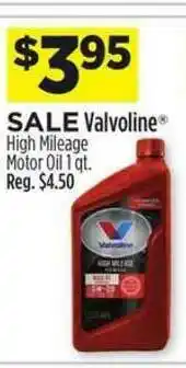 Dollar General Valvoline High Mileage Motor Oil offer