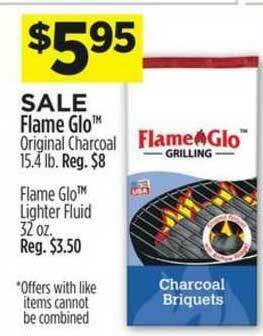 Dollar General Flame Glo Original Charcoal offer