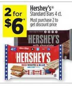 Dollar General Hershey's Standard Bars offer