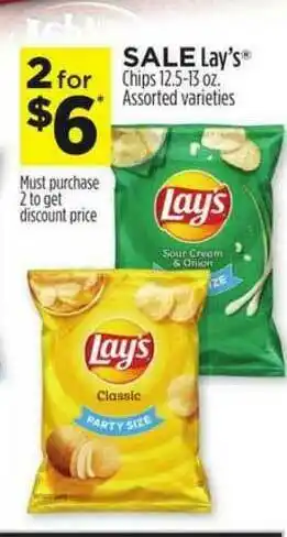Dollar General Lay's Chips Assorted Varieties offer