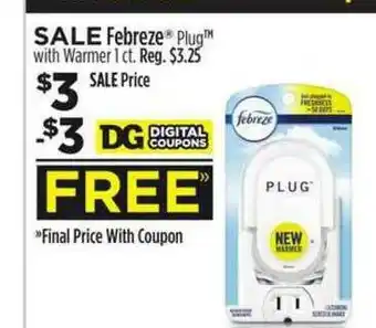 Dollar General Febreze Plus Witch Warmer offer