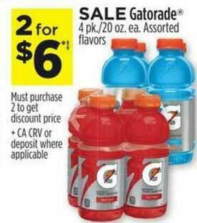 Dollar General Gatorade Assorted Flavors offer