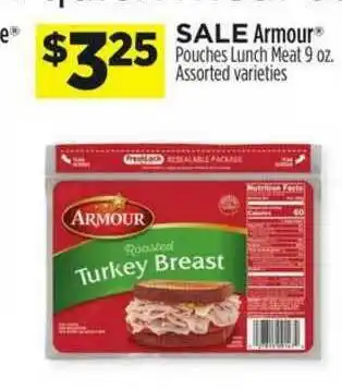 Dollar General Armour Pouches Lunch Meat Assorted Varieties offer