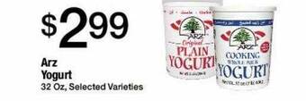 Jons International Arz Yogurt Selected Varieties offer