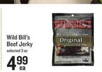 Lowes Foods Wild Bill's Beef Jerky offer