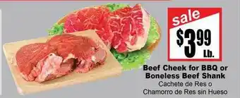 Rancho Markets Beef Cheek For Bbq Or Boneless Beef Shank offer