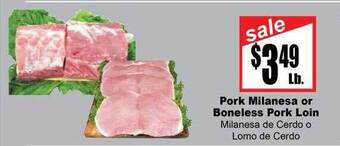 Rancho Markets Pork Milanesa Or Boneless Pork Loin offer
