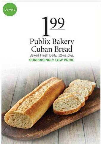 Publix Publix Bakery Cuban Bread offer