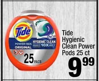 Super King Markets Tide Hygienic Clean Power Pods 25 Ct offer