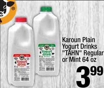 Super King Markets Karoun Plain Yogurt Drinks offer