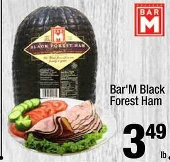 Super King Markets Bar'm Black Forest Ham offer